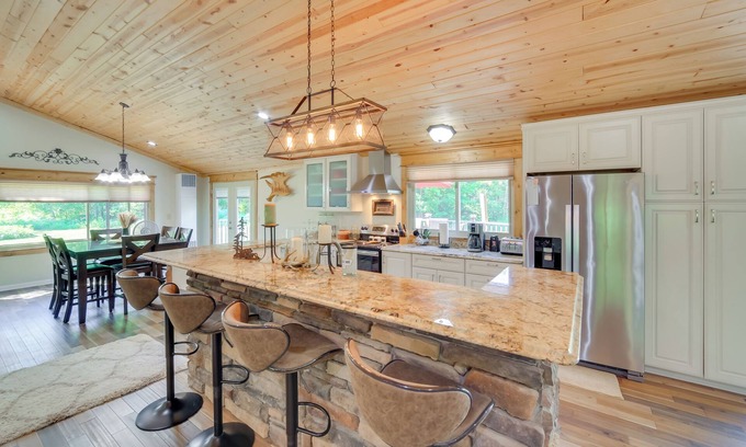 Champion House | Champion Vacation Rental with Fire Pit!
