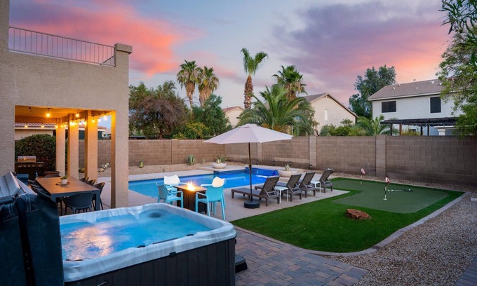 Chandler House | Chandler Charm! Heated Pool~Spa~Gameroom~PuttPutt