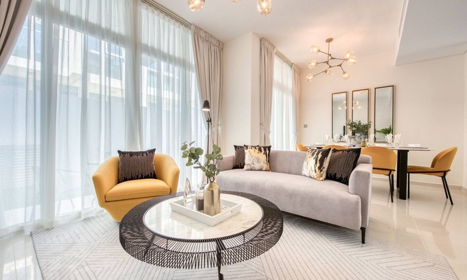Dubai Ski Chalet | Charismatic 3BR Townhouse at DAMAC Hills 2 Albizia by Deluxe Holiday Homes
