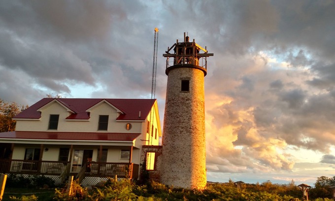 Au Gres House | Charity Island Lightkeepers Home Big Charity Island