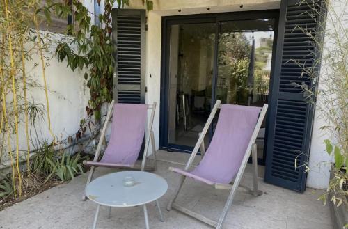 Bompard House | Charmant Studio avec terrasse, proche plage et ville