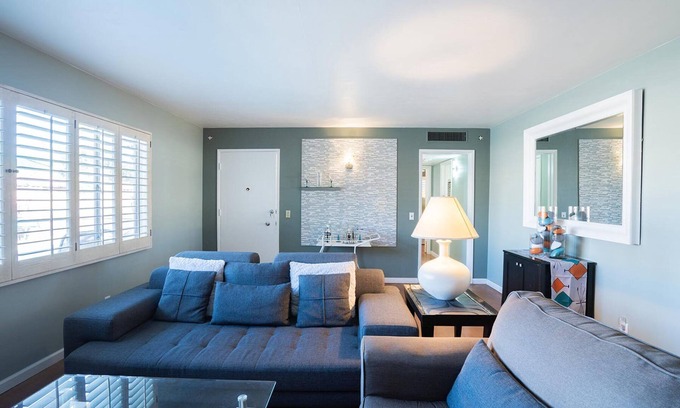 Warm Sands House | Charming 1-bedroom bungalow with private patio and pool view