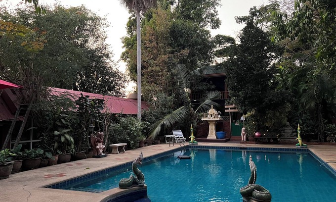 Sattahip House | Charming 2-bedroom Pool Villa in Bangsaray Sattahip with fitness room, WiFi