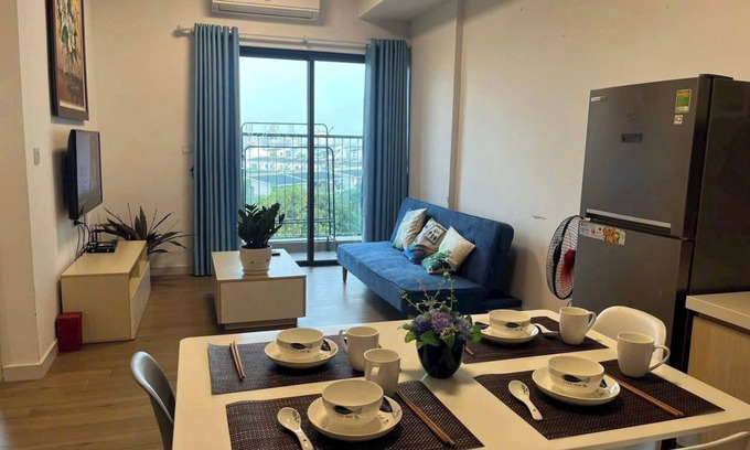 Hung Yen Apartment | Charming 2-bedroom apartment with AC, WiFi in pleasant Hung Yen
