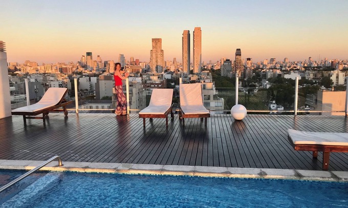 Colegiales Apartment | Charming 2-bedroom apartment w/balcony, view, rooftop pool, WiFi in Buenos Aires