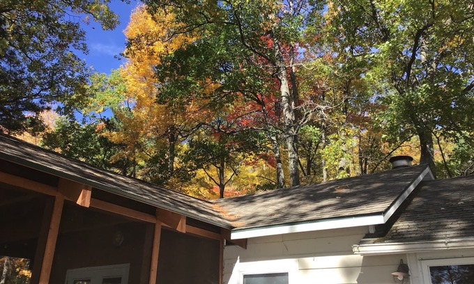Kalkaska Cottage | Charming 2-bedroom cottage on beautiful Bear Lake with WiFi and AC in Kalkaska.