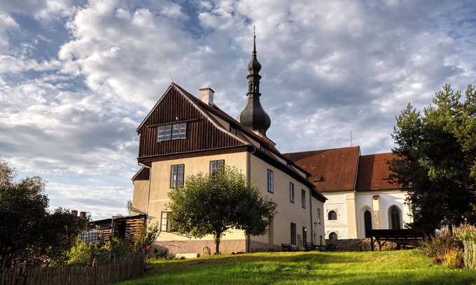 Brod nad Tichou Villa | Charming 400-Year-Old Villa: Secluded Hilltop Retreat with Scenic Views & Garden