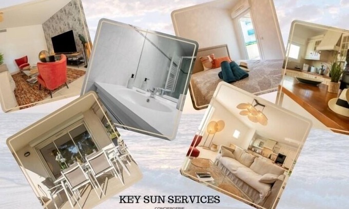 Boulouris-sur-Mer Apartment | Charming 73m2 | swimming pool | 500 m from the sea |parking