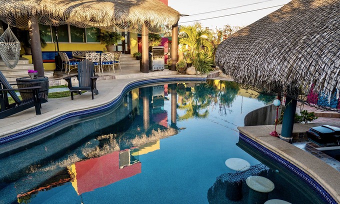 El Tezal House | Charming Colorful Beautiful Home with Private Pool close to beaches!