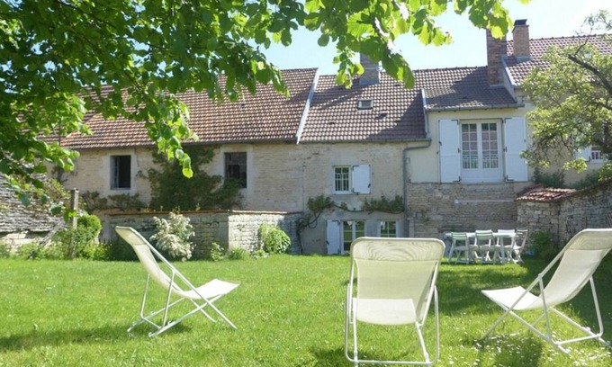Giey-sur-Aujon Cottage | Charming Forest Retreat with Fireplace, Garden, Near Scenic Trails