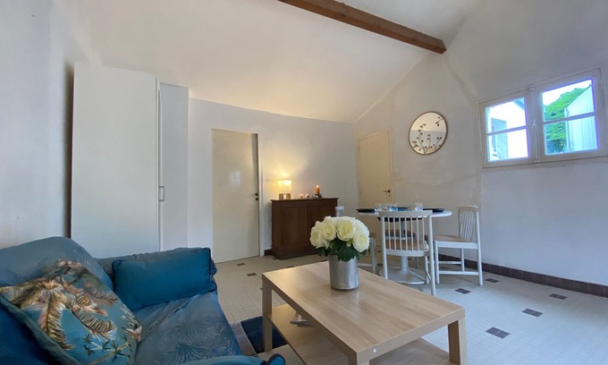 Saint-Brevin-l'Ocean Apartment | Charming 50m² Studio with Garden, 350m from Beach in Saint-Brevin-L'Océan