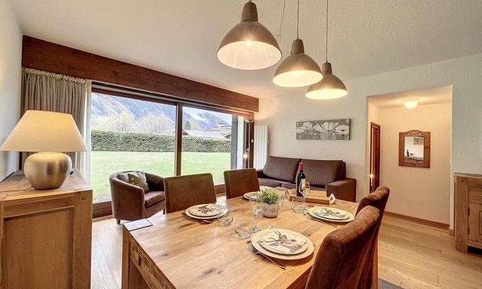 Chamonix-Mont-Blanc Apartment | Charming Ground Floor Apartment with Terrace in Peaceful Chamonix Location