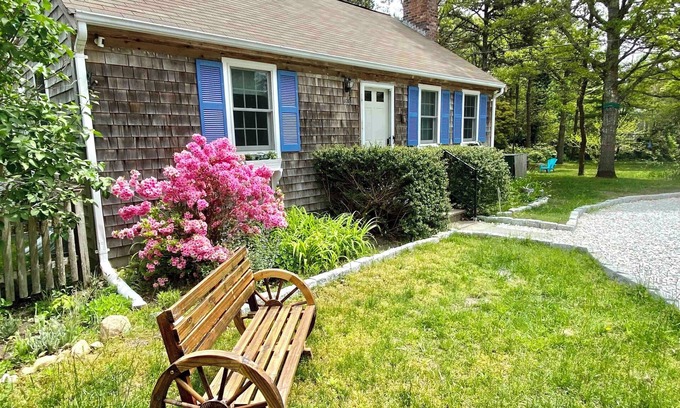 Brewster House | Charming home near Cape Cod Rail Trail offers comfort, convenience, and classic New England appeal.