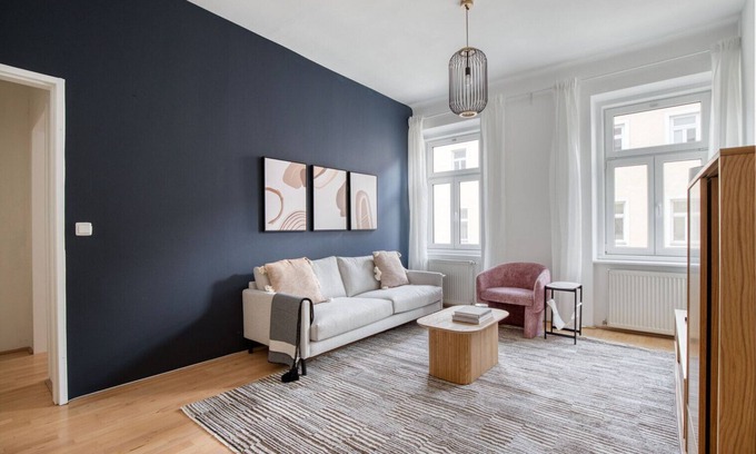 Wieden Apartment | Charming Landstraße 2BR w/Elevator, Fully Furnished, by Blueground