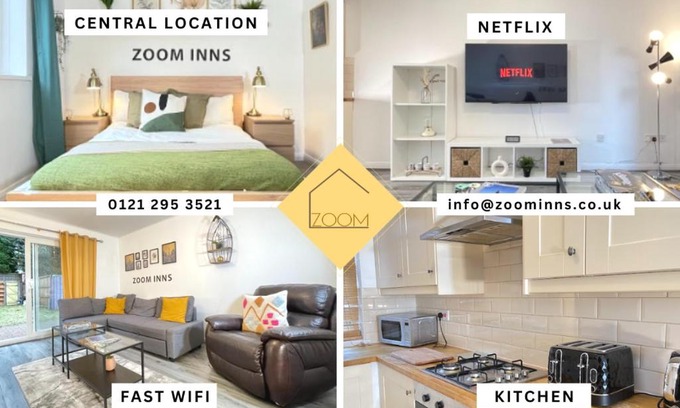 Edgbaston Apartment | Charming & Large Home - Gateway to Birmingham City