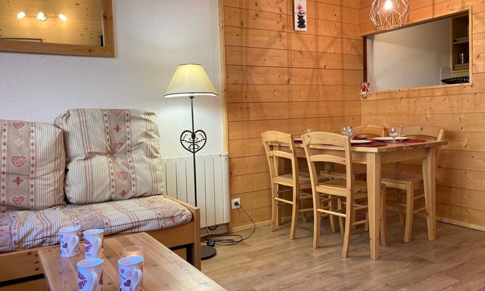 Avoriaz Apartment | Charming Mountain-Style 2-Room Apartment, Ski-in/Ski-out, Near Center