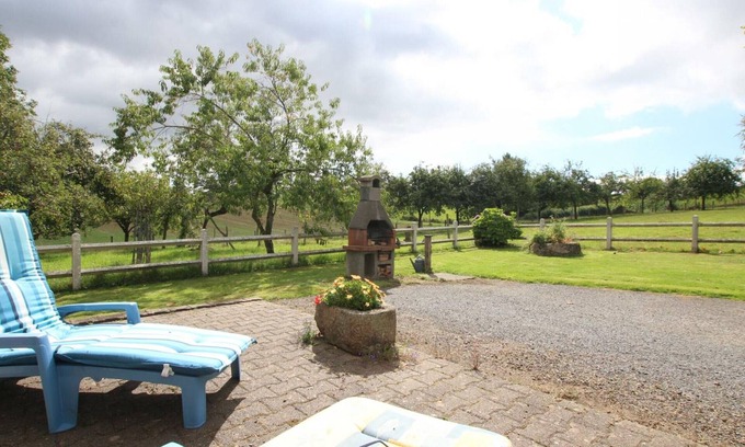 Le Grand-Celland Cottage | Charming Rural Home with Fireplace, Terrace, and Garden Near Mont St Michel