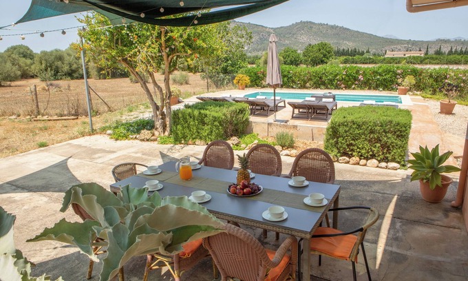 Inca House | Charming rural house with pool, A/C and panoramic views. Special offer
