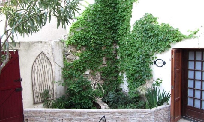 Paziols Apartment | Charming Studio Apartment in Hillside Village with Quiet, Private Courtyard