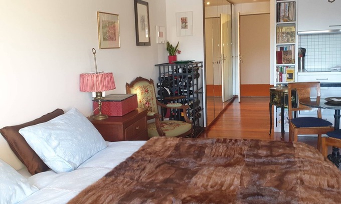 Lens Apartment | Charming studio in Crans-Montana, private terrace and alpine panorama