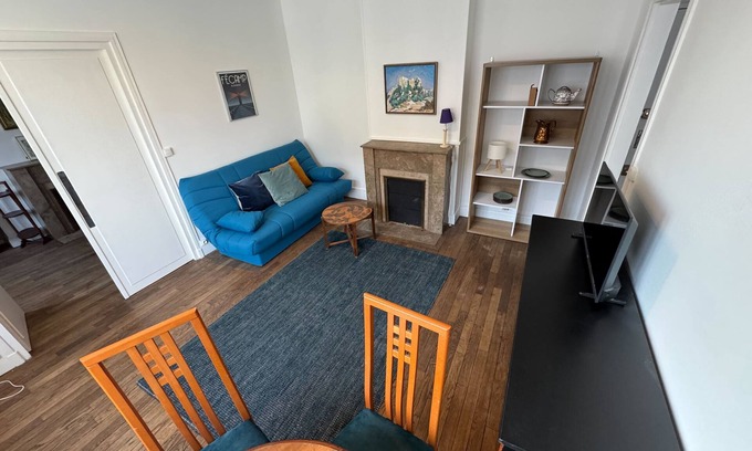 Le Bas Vaucelles Apartment | Charming T2 close to the train station - Caen