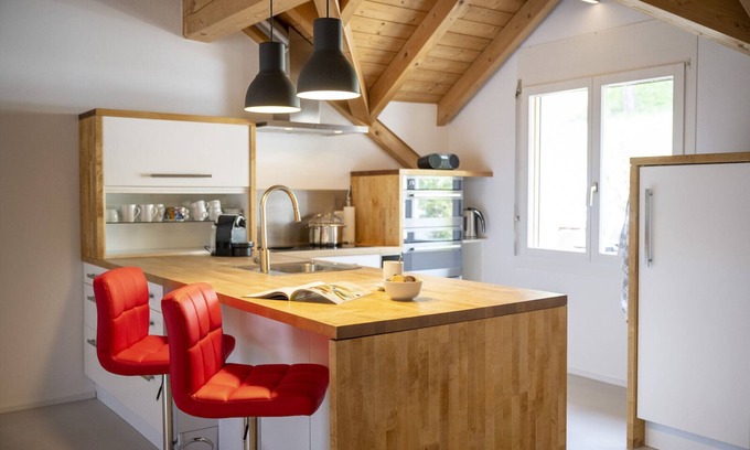 Engadin Scoul Apartment | Chasa Stradun 400: renovated 3.5-room penthouse flat in the heart of Scuol