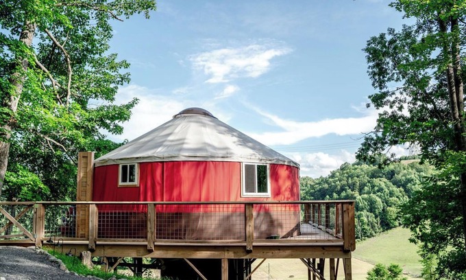 North Tazewell House | Check out this Yurt in Tazewell County at Stoney Ridge