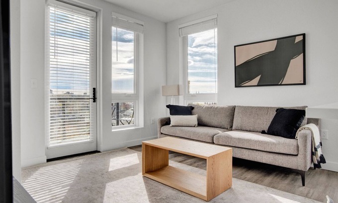 Five Points Apartment | Chic Five Points 2BR w/ Roof Deck & Gym, walk to RiNo bars, by Blueground