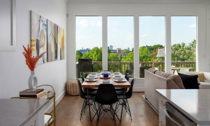 Five Points South House | Chic Townhome Close to City & Dining