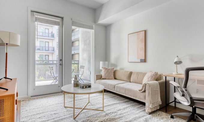 Warner Center Apartment | Chic Woodland Hills 1BR w/Pool & Gym, near Warner Center, by Blueground