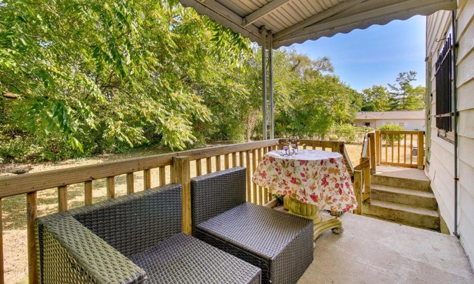 Lincoln Heights House | Cincinnati Home Rental with Balcony and Fire Pit!