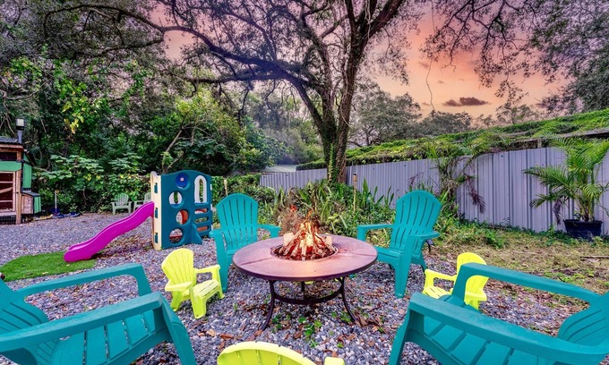 Bearss Plaza House | City Escape: Relaxing Campsite with Wi-Fi, Hot Tub, and Outdoor Bliss