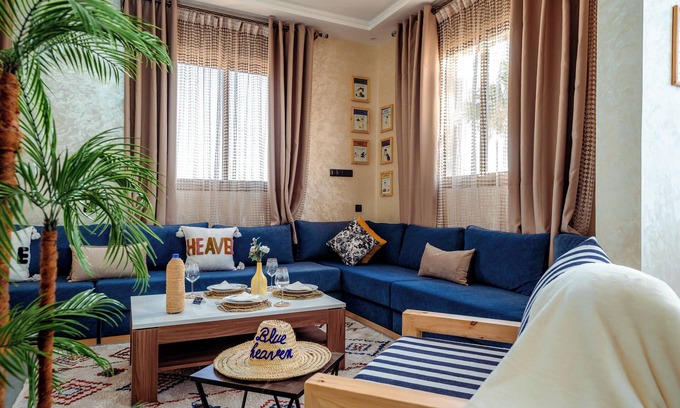 Essaouira Apartment | Citycenter Blue Heaven with panoramic view + FIBER