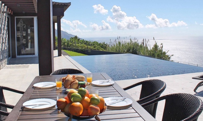 Estreito da Calheta Villa | Cliff-top villa, panoramic sea-views | Cliffscape