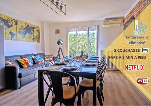 Saint-Charles Apartment | Climatisé Gare StCHARLES 4 chambres Grand Balcon/experience-immo