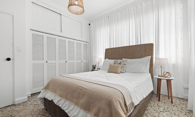 Puerta de Tierra Apartment | Colonial Old San Juan | Waterfront Studio | Terrace with Coastal Vista