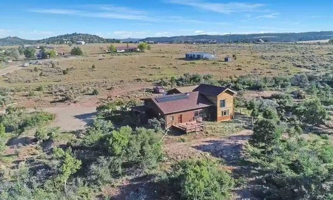 Lewis Cabin | Colorado cabin featuring a EV car charging station