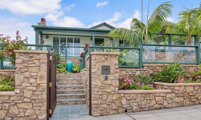 Ocean Beach House | Colorful Coastal Cottage