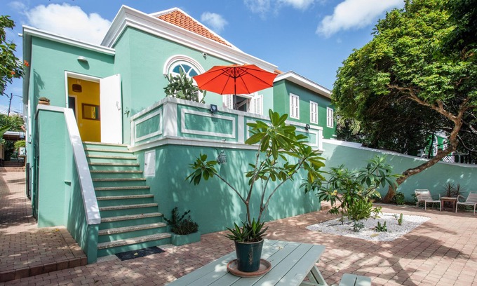 Otrobanda Apartment | Colorful historical city apartment, Otrobanda, down town Willemstad