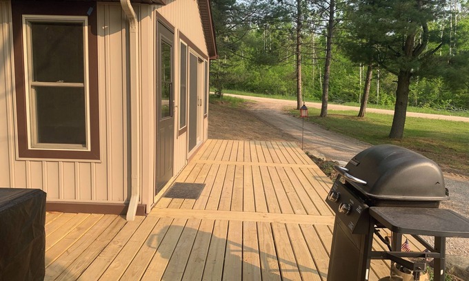 Grayling Cabin | Come take a walk in our woods.