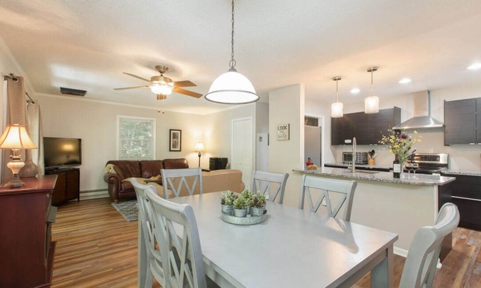 Kenilworth Ski Chalet | Come to Asheville! Treetop Mountain Views In Downtown AVL - FP, Dog Friendly!