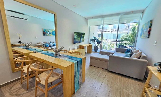 Playacar Beach Condo | Comfortable 2-Bedroom Condo with Wi-Fi & A/C in Playacar