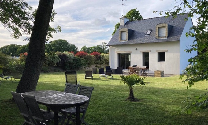 Combrit House | Comfortable 4-6P house with trees, near the beach in Sainte Marine - WIFI