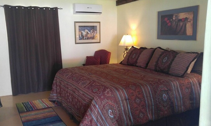 Tumacacori-Carmen Apartment | Comfortable apartment with kitchen and lounge at Historic Rancho Santa Cruz.