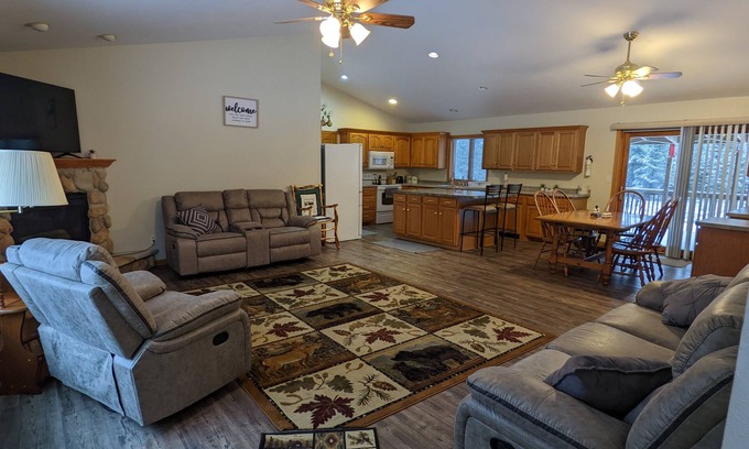 Long Lake House | Comfy North Woods River Retreat
