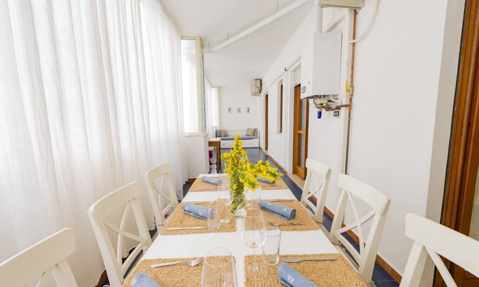 Montesilvano Apartment | Comfy Sea View Apt. with Covered Balcony & Parking