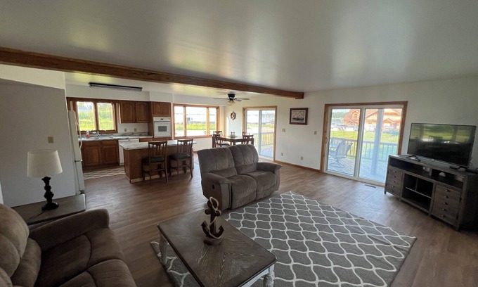 Barbeau Apartment | Completely renovated and steps to the St. Mary's River with optional dock space!