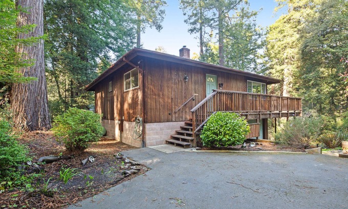 Cleone House | Completely Renovated Home in the Redwoods w/ Large Deck - Near Town/Beaches!