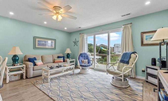 Sea Acres House | Condo located between the ocean and community pool, ideal for small families or couples