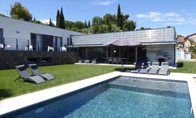 Saint-Jean Villa | Contemporary Villa with swimming pool in calm, 10 min of Cannes, 5 min of the A8